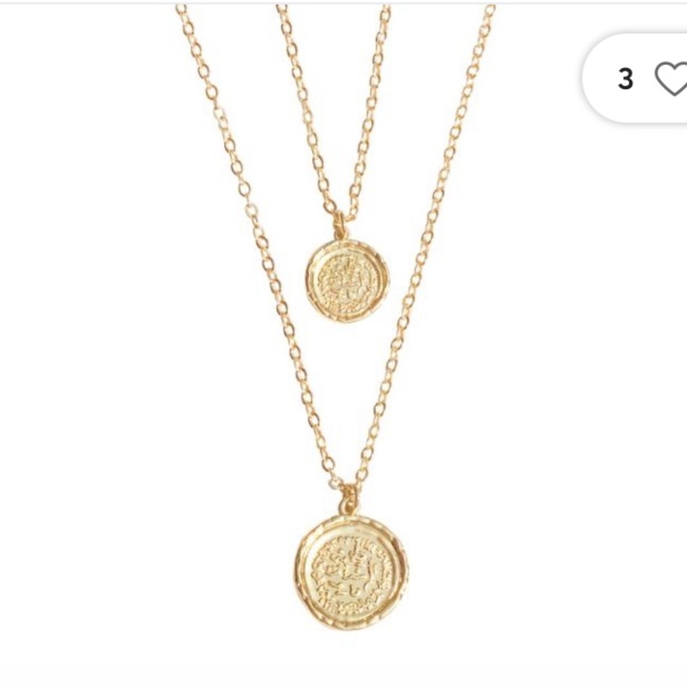 Amber Sceats Double Coin Necklace!